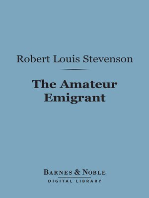 cover image of Amateur Emigrant (Barnes & Noble Digital Library)